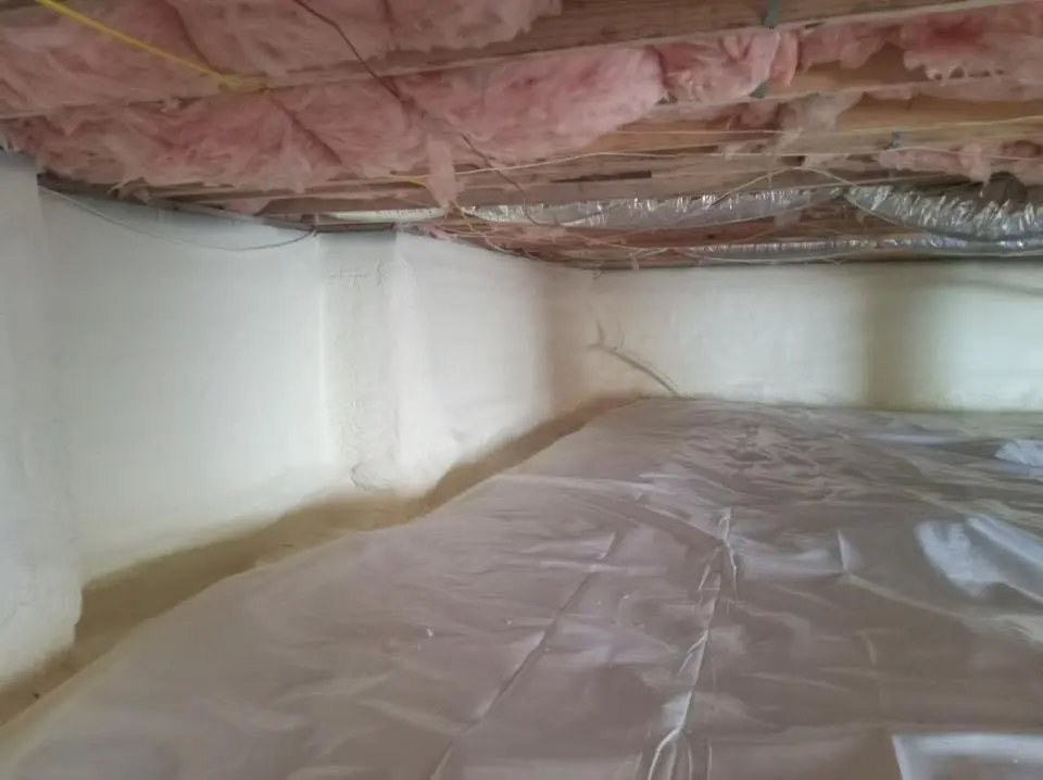 Crawl space encapsulation with closed-cell spray foam for Roof Maintenance in Palmetto Estates